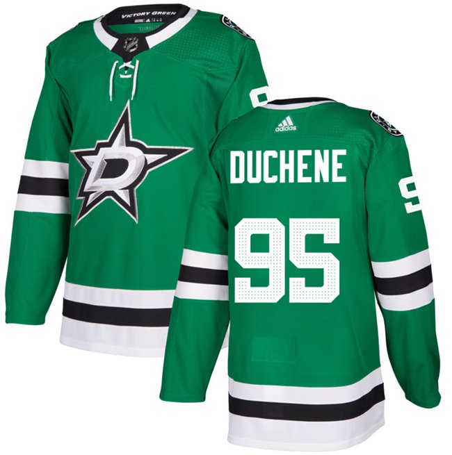 Men's Dallas Stars #95 Matt Duchene Green Stitched Hockey Jersey