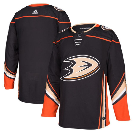 Anaheim Ducks Black Home Authentic Blank Jersey
